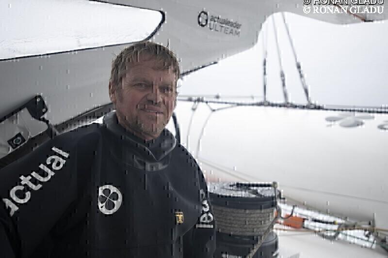 Alex Pella, co-skipper Actual Leader - Brest Atlantiques 2019 : Alex Pella, co-skipper Actual Leader - Brest Atlantiques 2019 © RONAN GLADU 