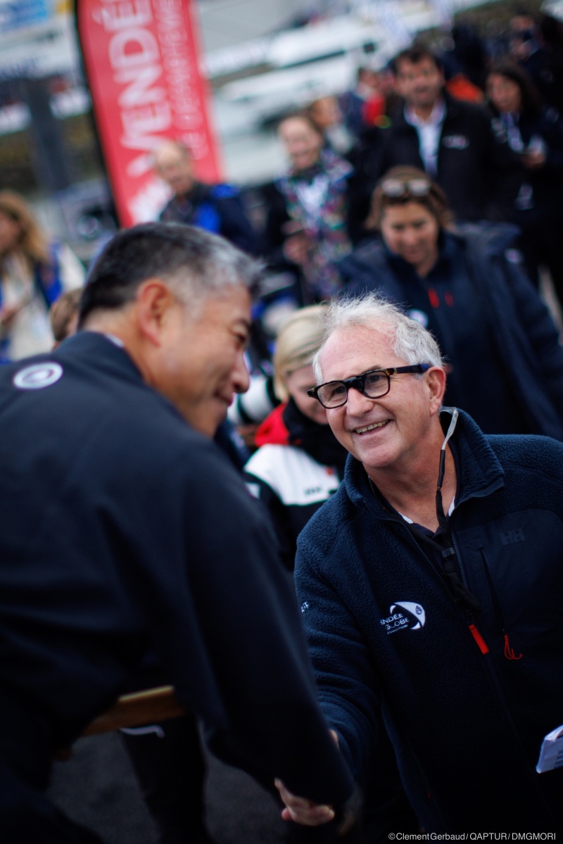 Kojiro Shiraishi, skipper DMG MORI Imoca & Jacques Cara&euml;s : Kojiro Shiraishi, skipper DMG MORI Imoca & Jacques Cara&euml;s © QAPTUR